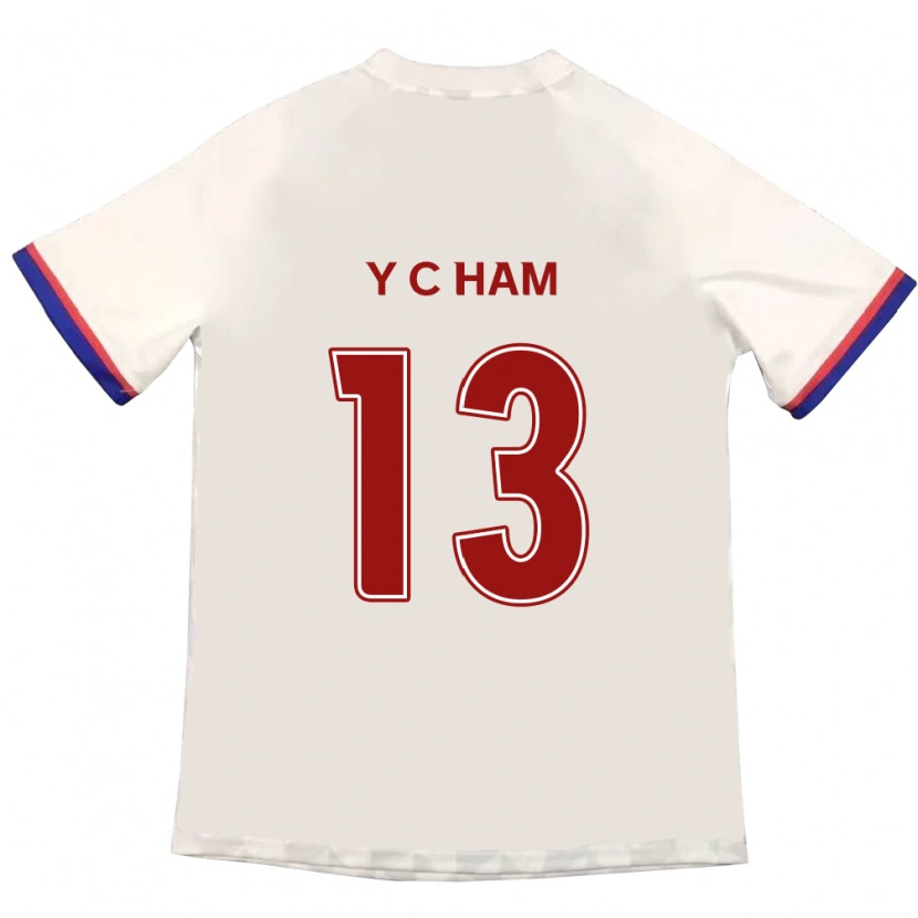 Danxen Kobiety Young-Chan Ham #13 Królewski Niebieski Czerwony Wyjazdowa Koszulka 2025/26 Koszulki Klubowe