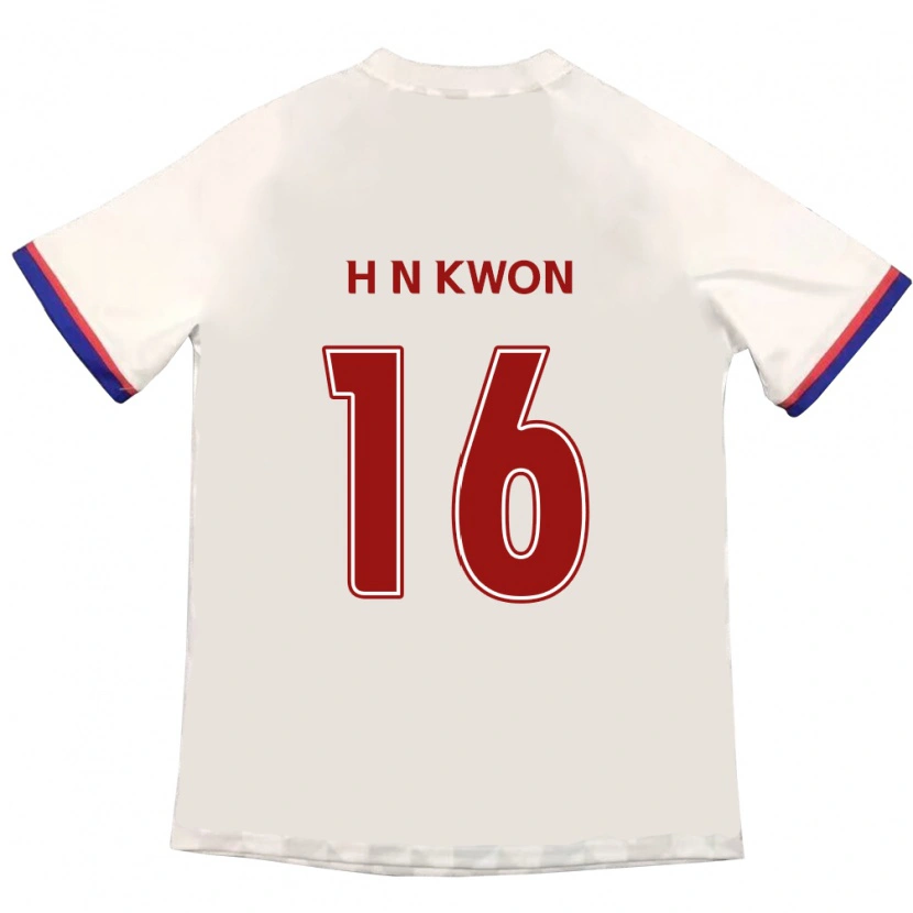 Danxen Kobiety Nam-Hoon Kwon #16 Królewski Niebieski Czerwony Wyjazdowa Koszulka 2025/26 Koszulki Klubowe