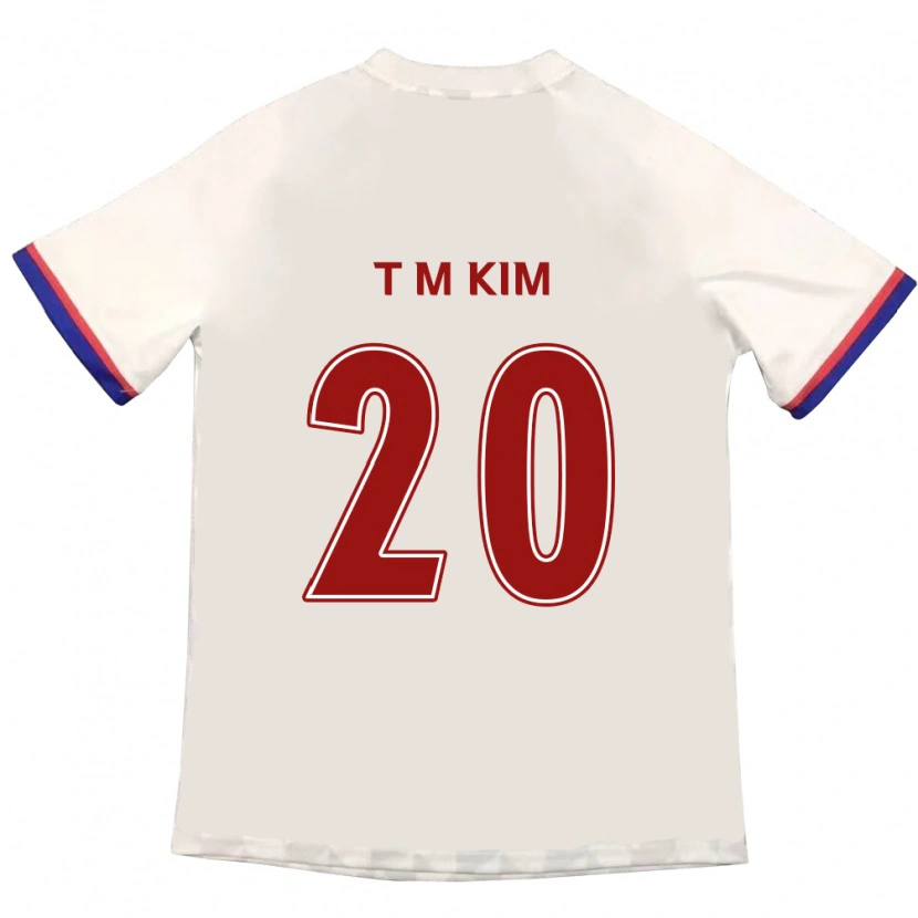 Danxen Kobiety Tae-Min Kim #20 Królewski Niebieski Czerwony Wyjazdowa Koszulka 2025/26 Koszulki Klubowe
