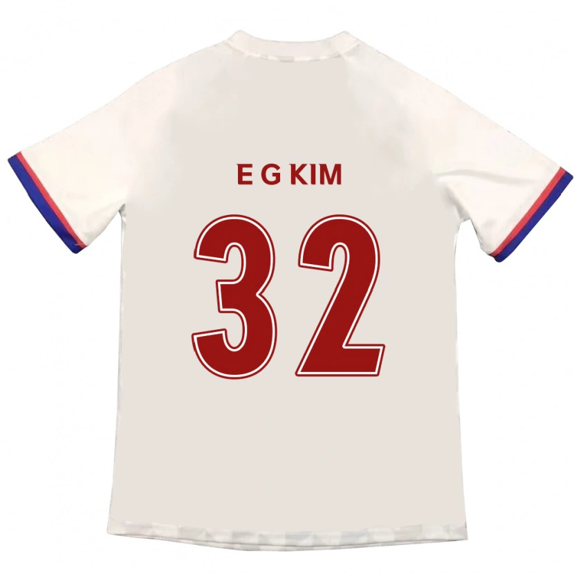 Danxen Kobiety Eun-Gyeom Kim #32 Królewski Niebieski Czerwony Wyjazdowa Koszulka 2025/26 Koszulki Klubowe