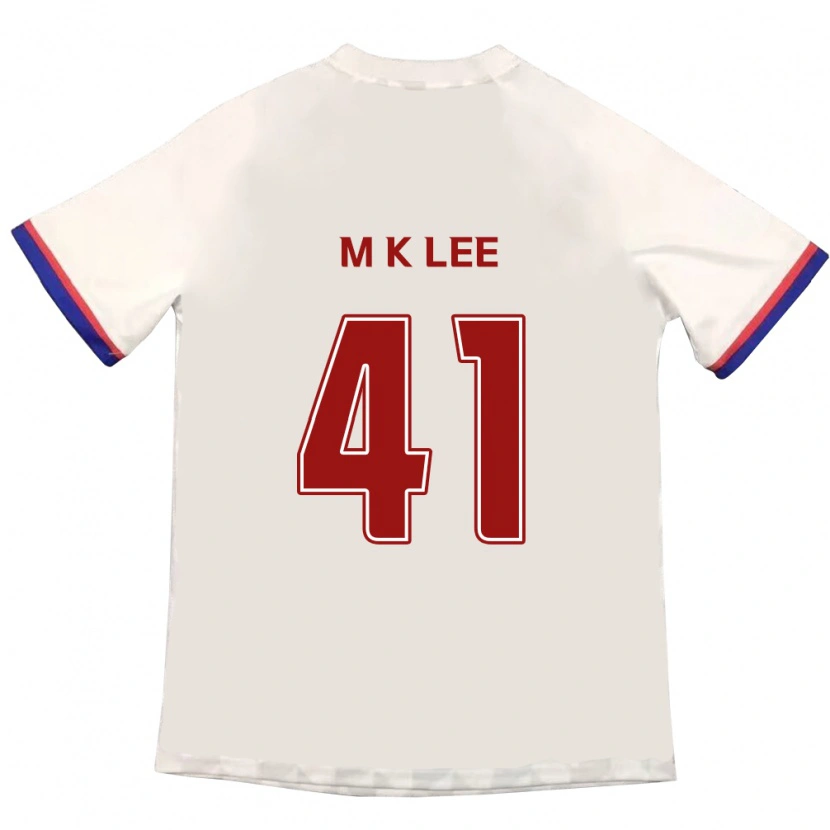 Danxen Kobiety Kyung-Min Lee #41 Królewski Niebieski Czerwony Wyjazdowa Koszulka 2025/26 Koszulki Klubowe