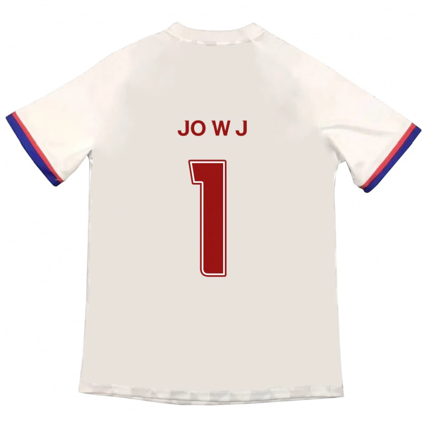 Danxen Kobiety Jo Woo-Jang #1 Królewski Niebieski Czerwony Wyjazdowa Koszulka 2025/26 Koszulki Klubowe