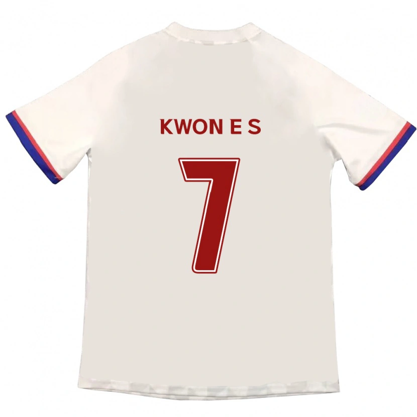 Danxen Kobiety Kwon Eun-Som #7 Królewski Niebieski Czerwony Wyjazdowa Koszulka 2025/26 Koszulki Klubowe