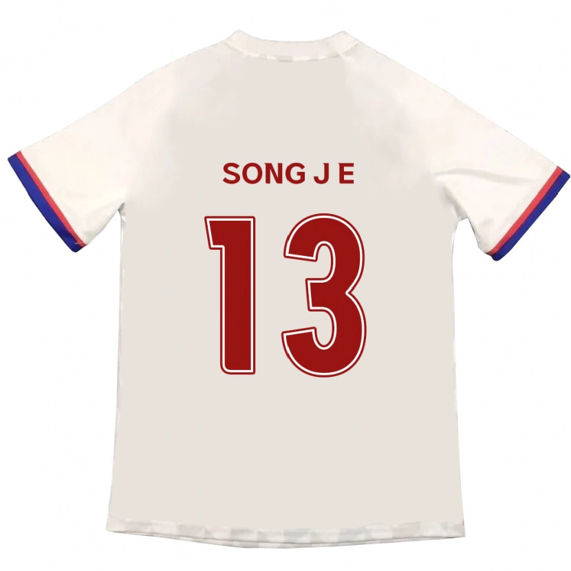 Danxen Kobiety Song Jae-Eun #13 Królewski Niebieski Czerwony Wyjazdowa Koszulka 2025/26 Koszulki Klubowe