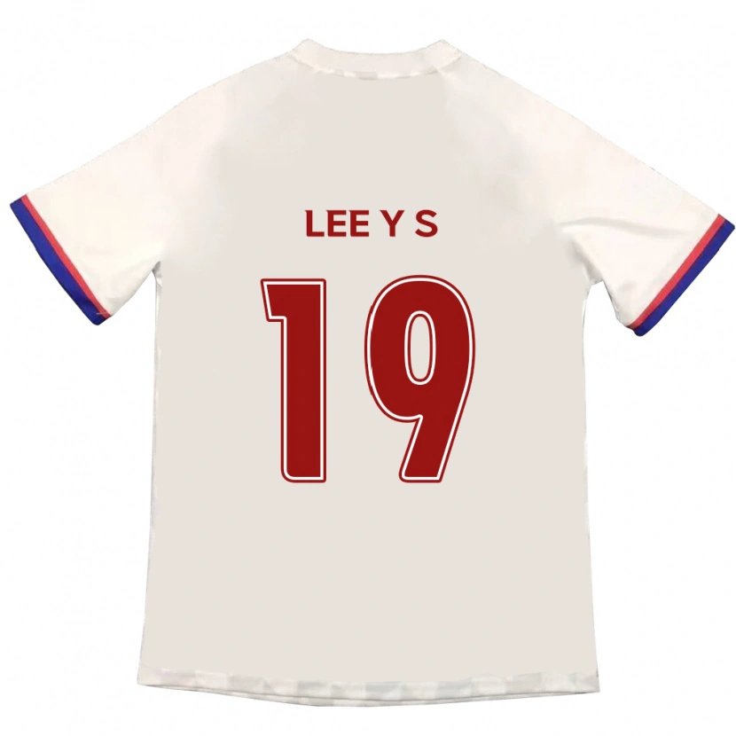 Danxen Kobiety Lee Young-Seo #19 Królewski Niebieski Czerwony Wyjazdowa Koszulka 2025/26 Koszulki Klubowe