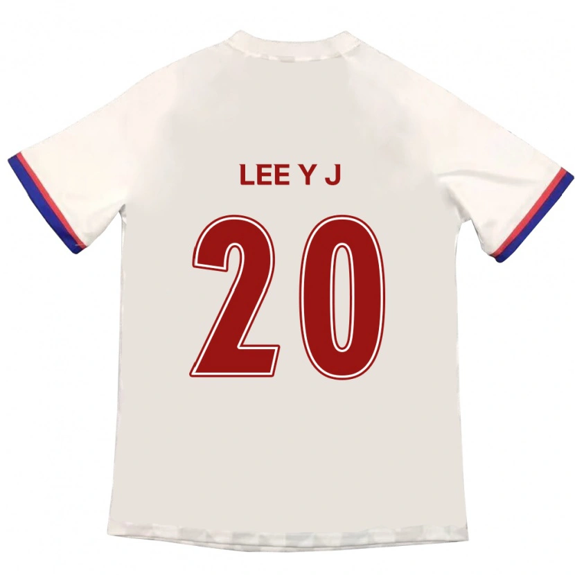 Danxen Kobiety Lee Yu-Jin #20 Królewski Niebieski Czerwony Wyjazdowa Koszulka 2025/26 Koszulki Klubowe