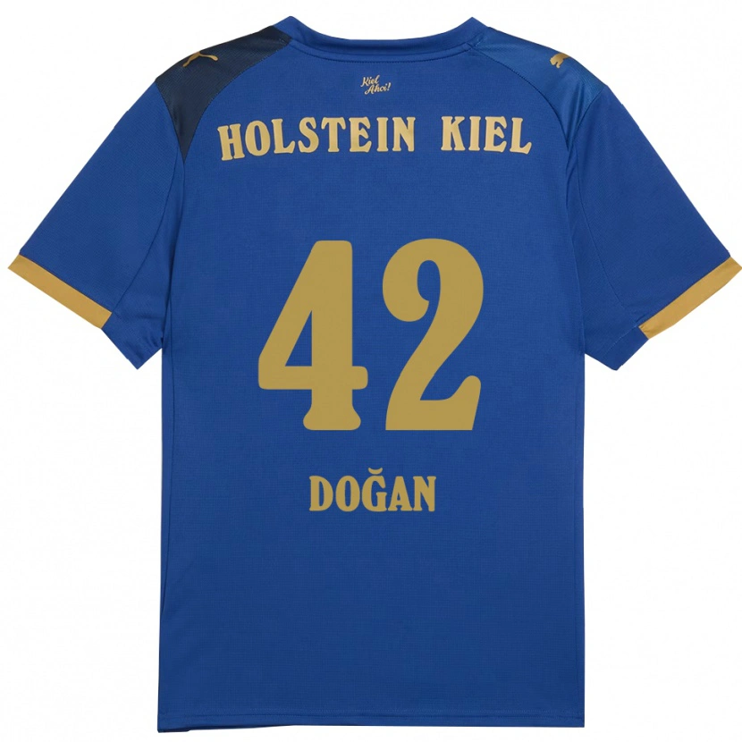 Danxen Kobiety Tyler Doğan #42 Niebiesko Złoty Domowa Koszulka 2025/26 Koszulki Klubowe