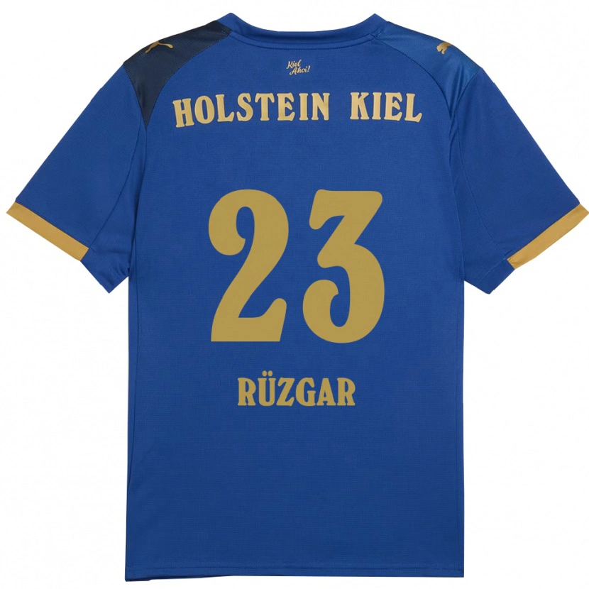 Danxen Kobiety Enes Rüzgar #23 Niebiesko Złoty Domowa Koszulka 2025/26 Koszulki Klubowe