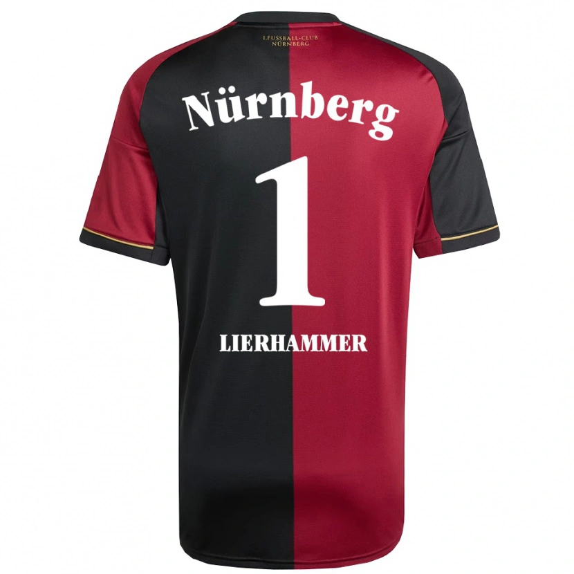 Danxen Kobiety Tim Lierhammer #1 Burgundowo Czarny Domowa Koszulka 2025/26 Koszulki Klubowe