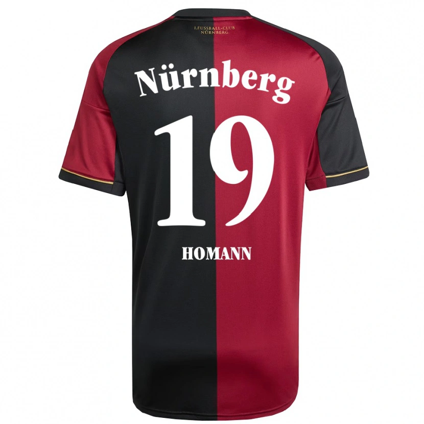Danxen Kobiety Sanja Homann #19 Burgundowo Czarny Domowa Koszulka 2025/26 Koszulki Klubowe