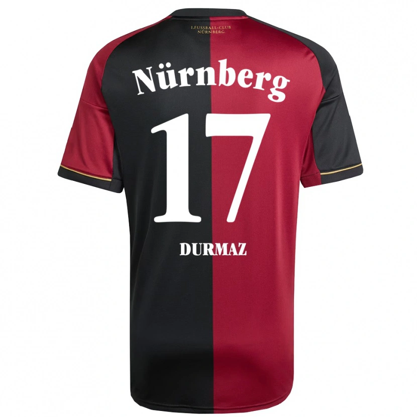 Danxen Kobiety Enes Durmaz #17 Burgundowo Czarny Domowa Koszulka 2025/26 Koszulki Klubowe