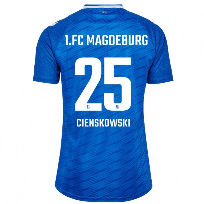 Danxen Kobiety Amy Cienskowski #25 Niebiesko Biały Domowa Koszulka 2025/26 Koszulki Klubowe