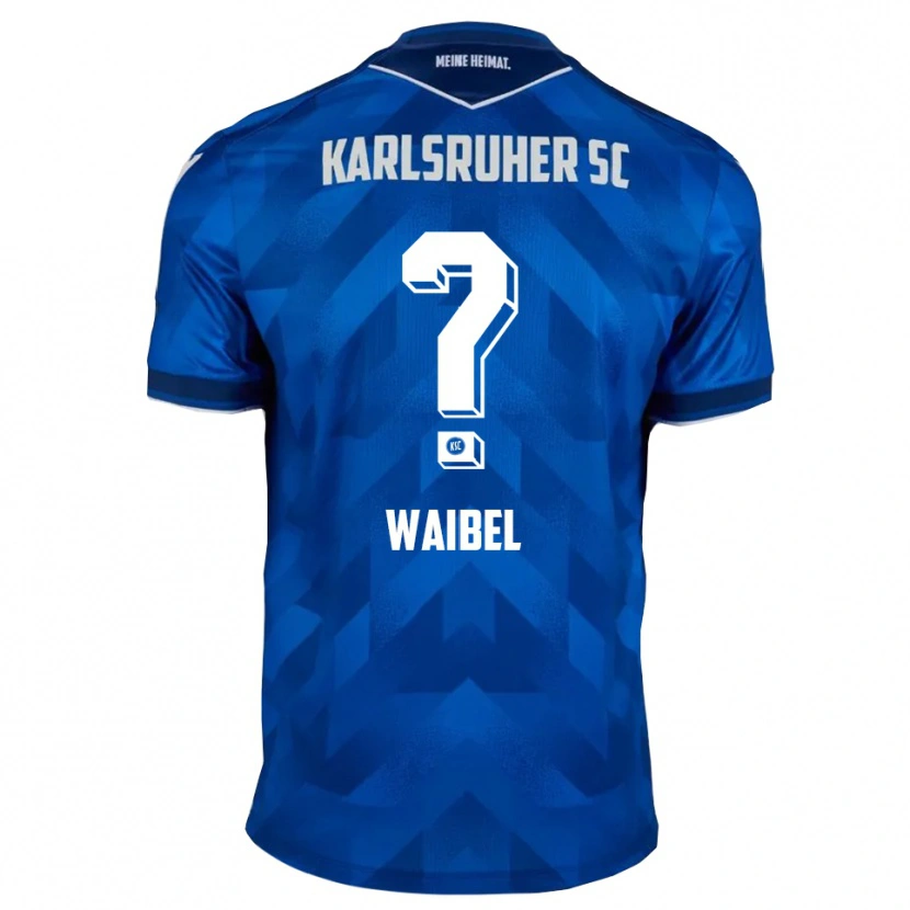 Danxen Kobiety Karla Waibel #0 Niebiesko Biały Domowa Koszulka 2025/26 Koszulki Klubowe