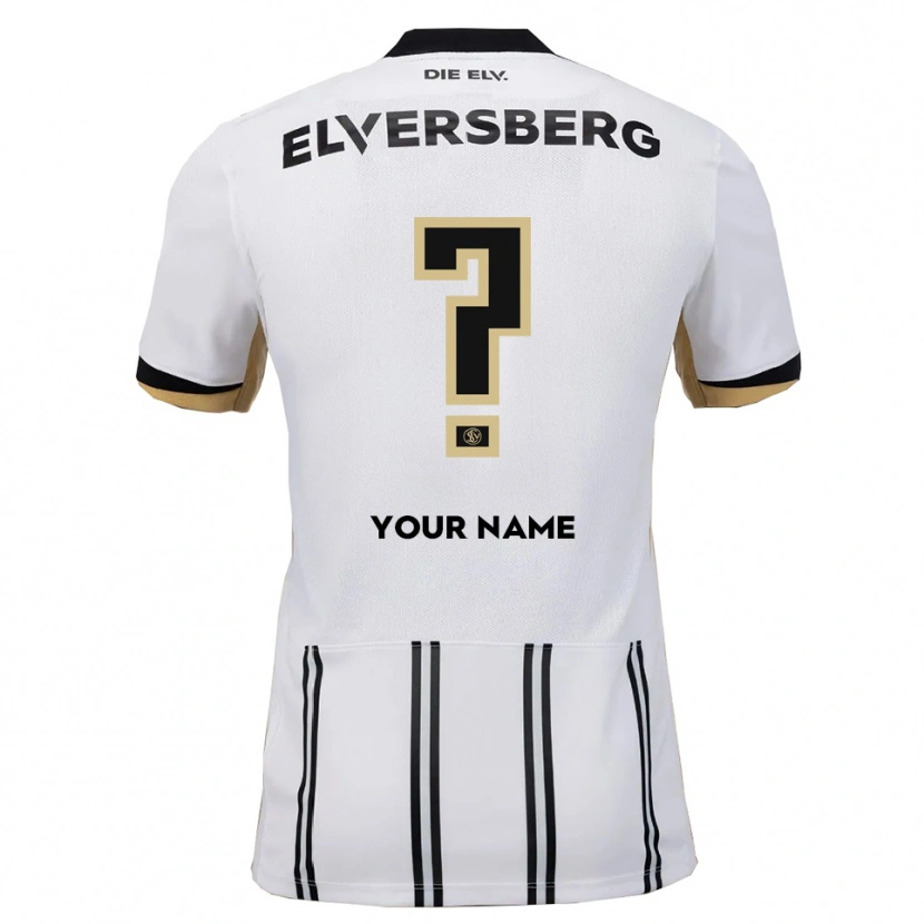 Danxen Kobiety Twoje Imię #0 Biało Czarny Domowa Koszulka 2025/26 Koszulki Klubowe