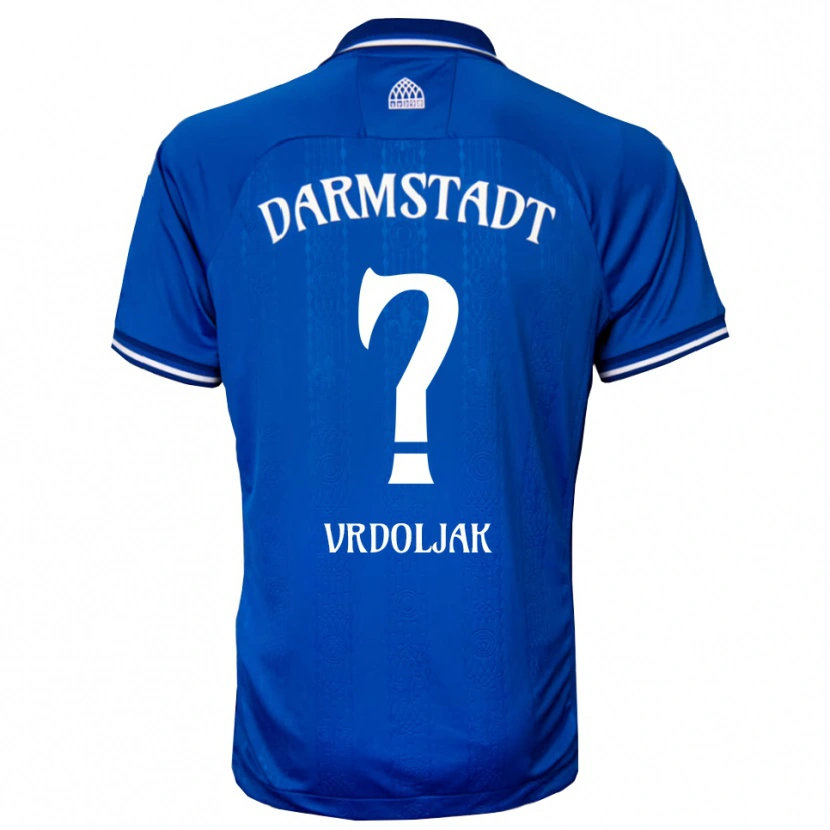 Danxen Kobiety Tomislav Vrdoljak #0 Niebiesko Biały Domowa Koszulka 2025/26 Koszulki Klubowe
