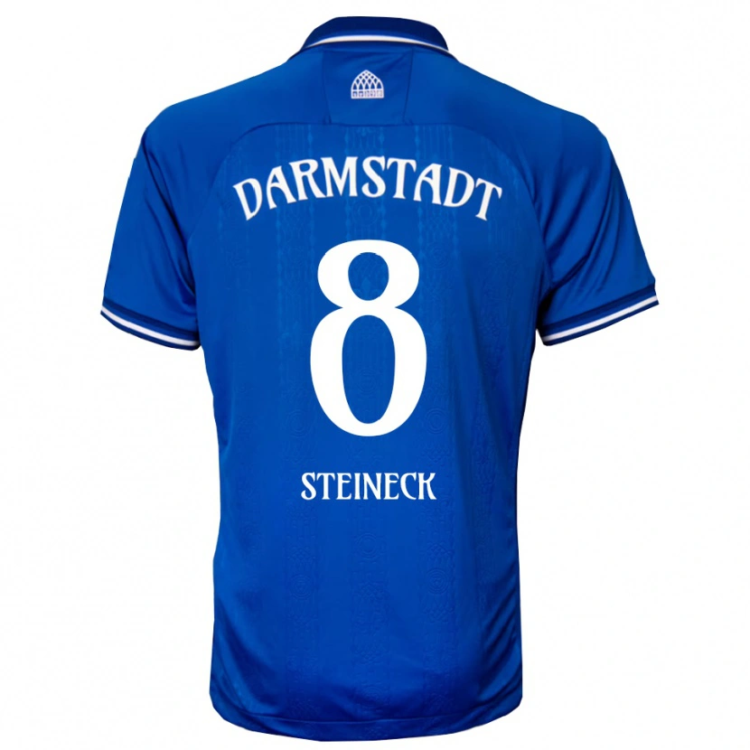 Danxen Kobiety Tom Steineck #8 Niebiesko Biały Domowa Koszulka 2025/26 Koszulki Klubowe