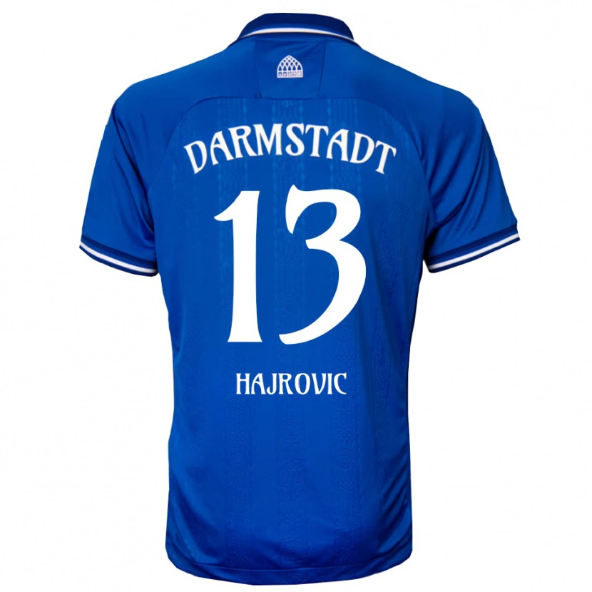 Danxen Kobiety Vahid Hajrovic #13 Niebiesko Biały Domowa Koszulka 2025/26 Koszulki Klubowe
