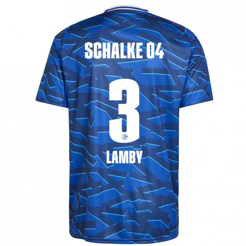 Danxen Kobiety Max Lamby #3 Królewski Niebiesko Biały Domowa Koszulka 2025/26 Koszulki Klubowe