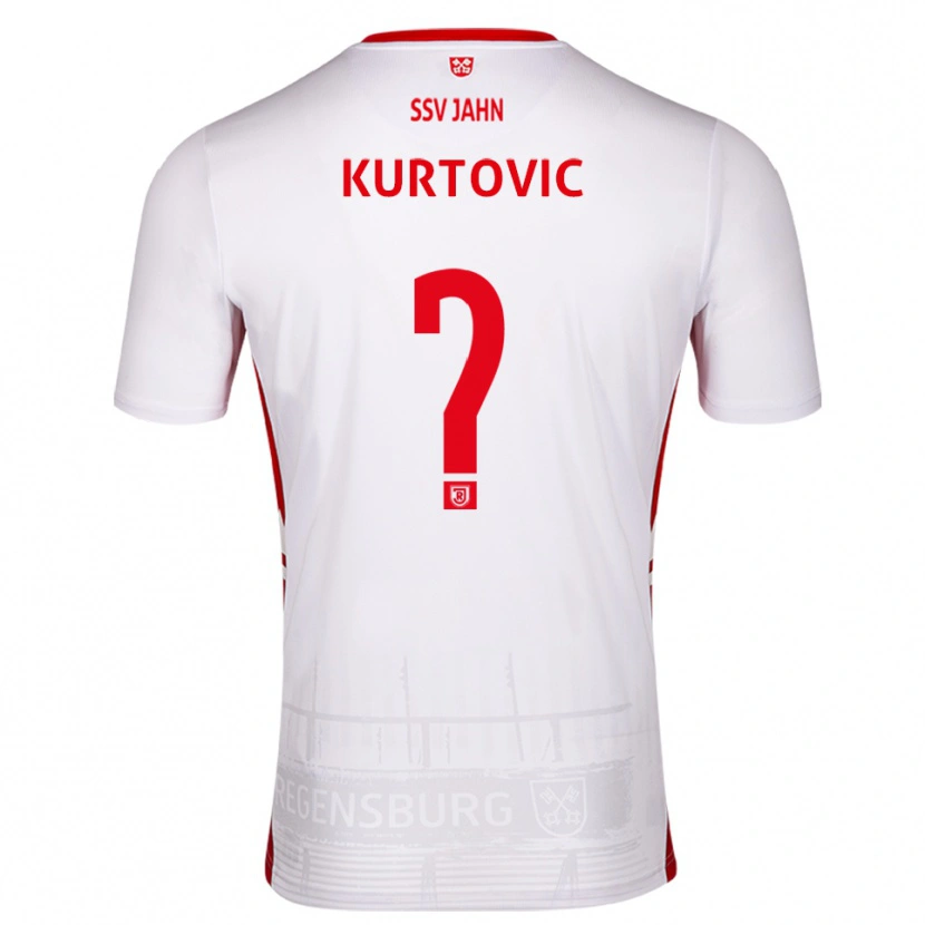 Danxen Kobiety Domagoj Kurtovic #0 Biało Czerwony Domowa Koszulka 2025/26 Koszulki Klubowe