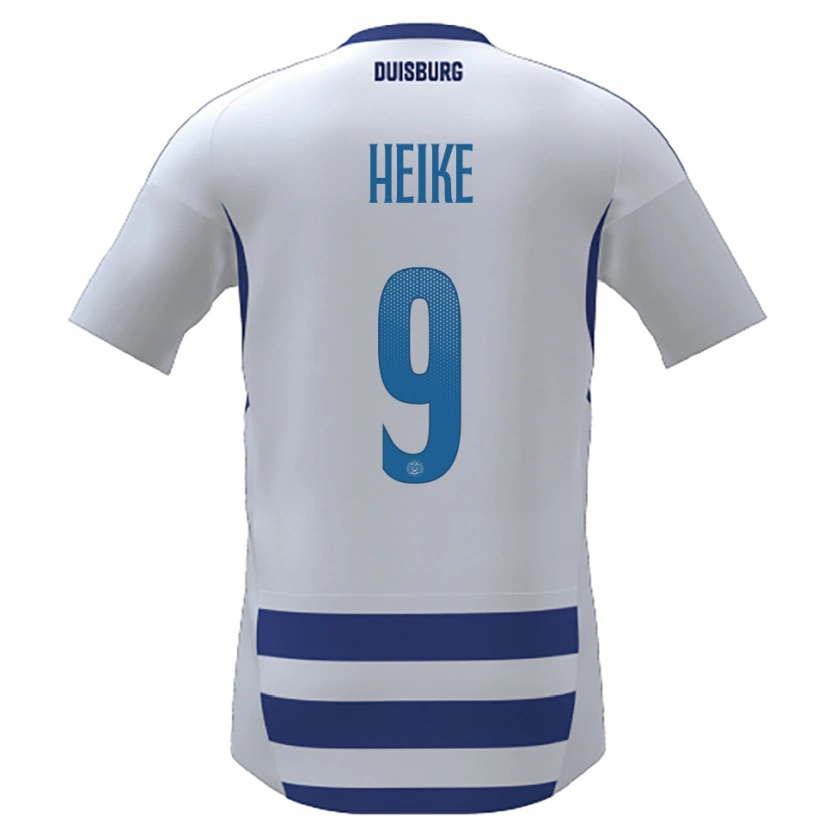 Danxen Kobiety Tim Heike #9 Biało Niebieski Domowa Koszulka 2025/26 Koszulki Klubowe