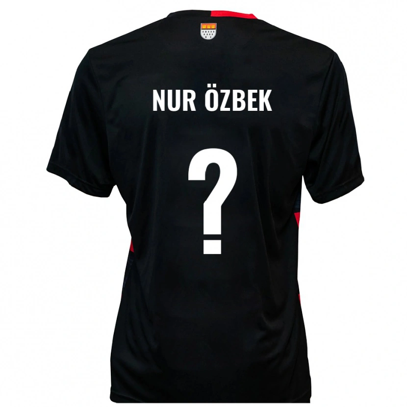 Danxen Kobiety Irem Nur Özbek #0 Czarno Czerwony Domowa Koszulka 2025/26 Koszulki Klubowe