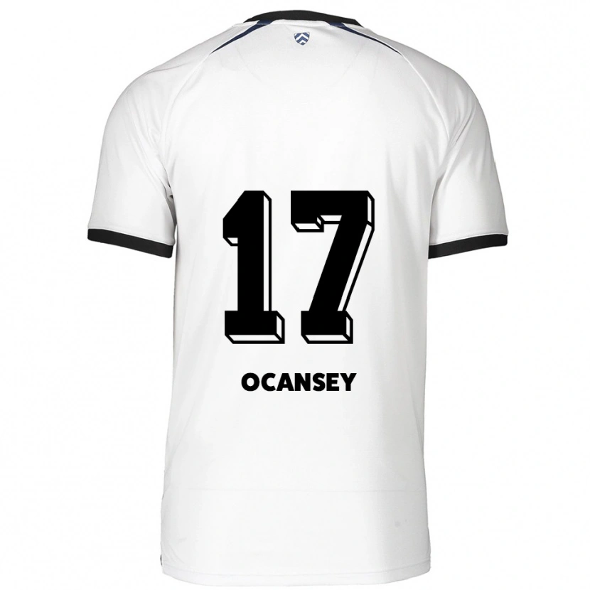 Danxen Kobiety Vincent Ocansey #17 Biało Czarny Wyjazdowa Koszulka 2025/26 Koszulki Klubowe