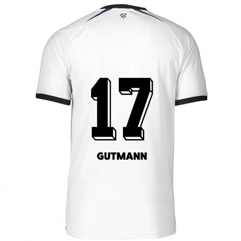 Danxen Kobiety Glenn Gutmann #17 Biało Czarny Wyjazdowa Koszulka 2025/26 Koszulki Klubowe