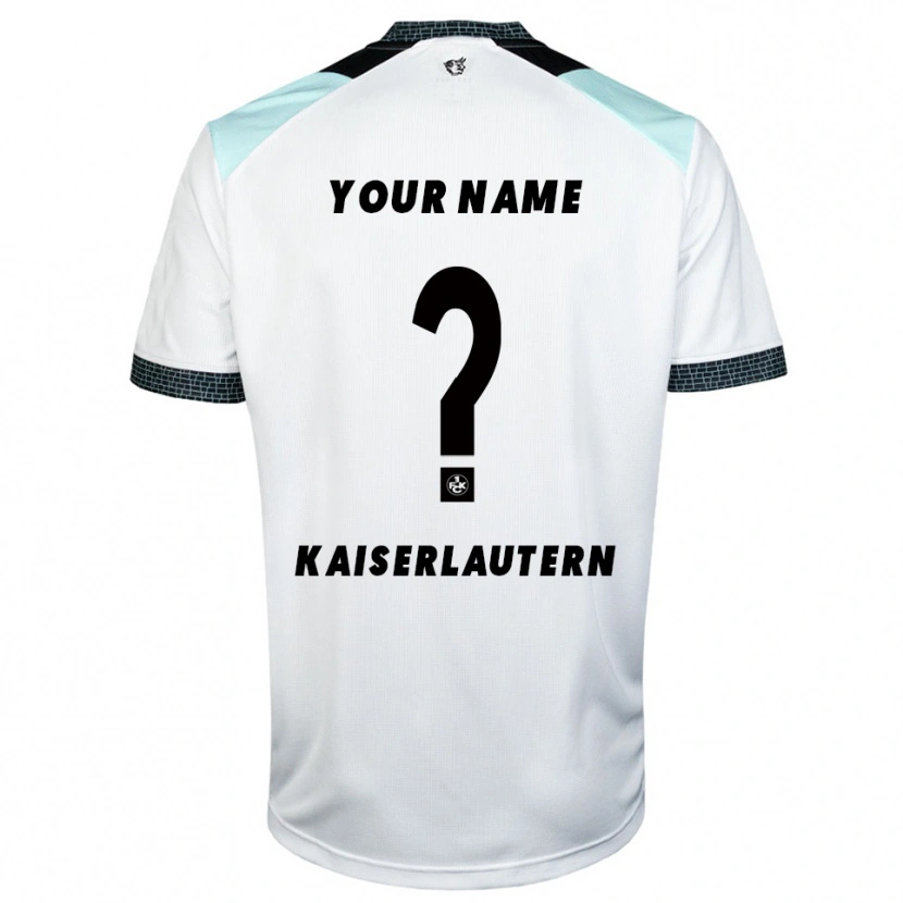 Danxen Kobiety Twoje Imię #0 Biało Czarny Wyjazdowa Koszulka 2025/26 Koszulki Klubowe