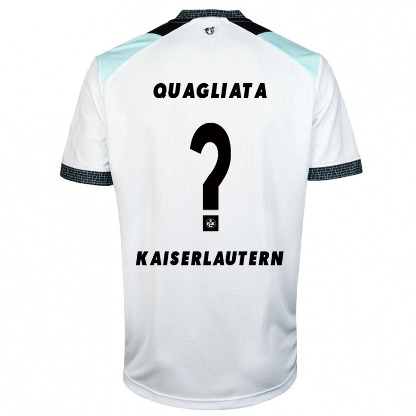 Danxen Kobiety Daniele Quagliata #0 Biało Czarny Wyjazdowa Koszulka 2025/26 Koszulki Klubowe