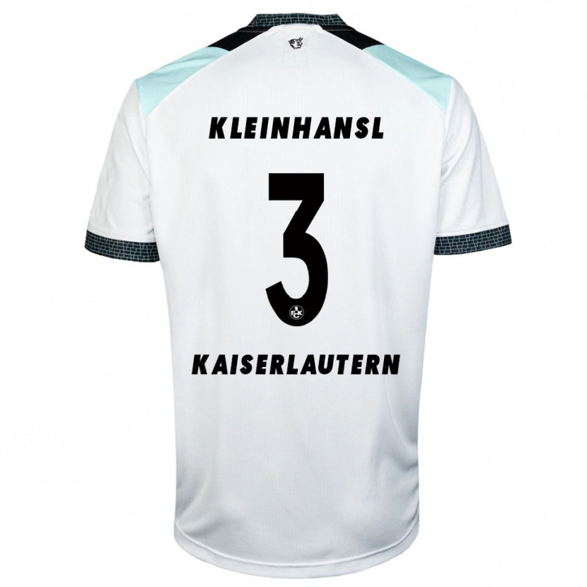 Danxen Kobiety Florian Kleinhansl #3 Biało Czarny Wyjazdowa Koszulka 2025/26 Koszulki Klubowe