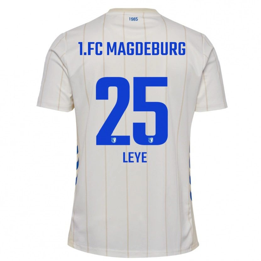 Danxen Kobiety Titus Leye #25 Biało Niebieski Wyjazdowa Koszulka 2025/26 Koszulki Klubowe