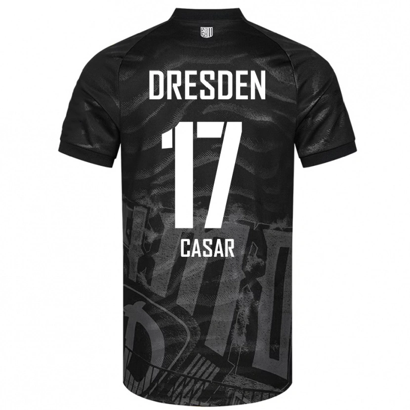 Danxen Kobiety Aljaz Casar #17 Czarno Szary Wyjazdowa Koszulka 2025/26 Koszulki Klubowe