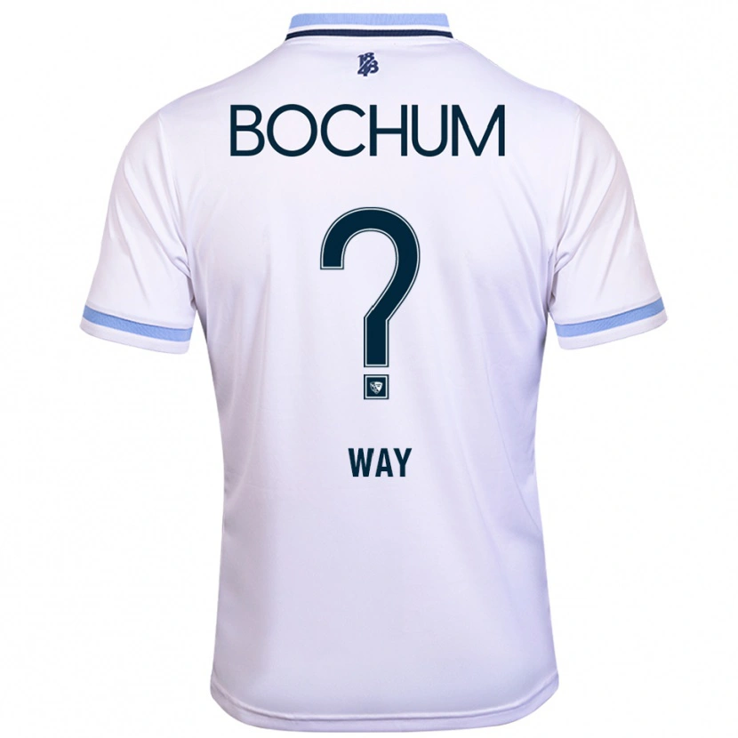 Danxen Kobiety Cecilia Way #0 Biało Błękitny Wyjazdowa Koszulka 2025/26 Koszulki Klubowe