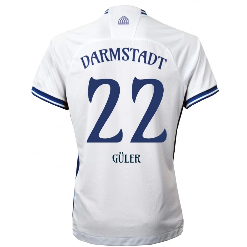 Danxen Kobiety Serhat-Semih Güler #22 Biało Niebieski Wyjazdowa Koszulka 2025/26 Koszulki Klubowe