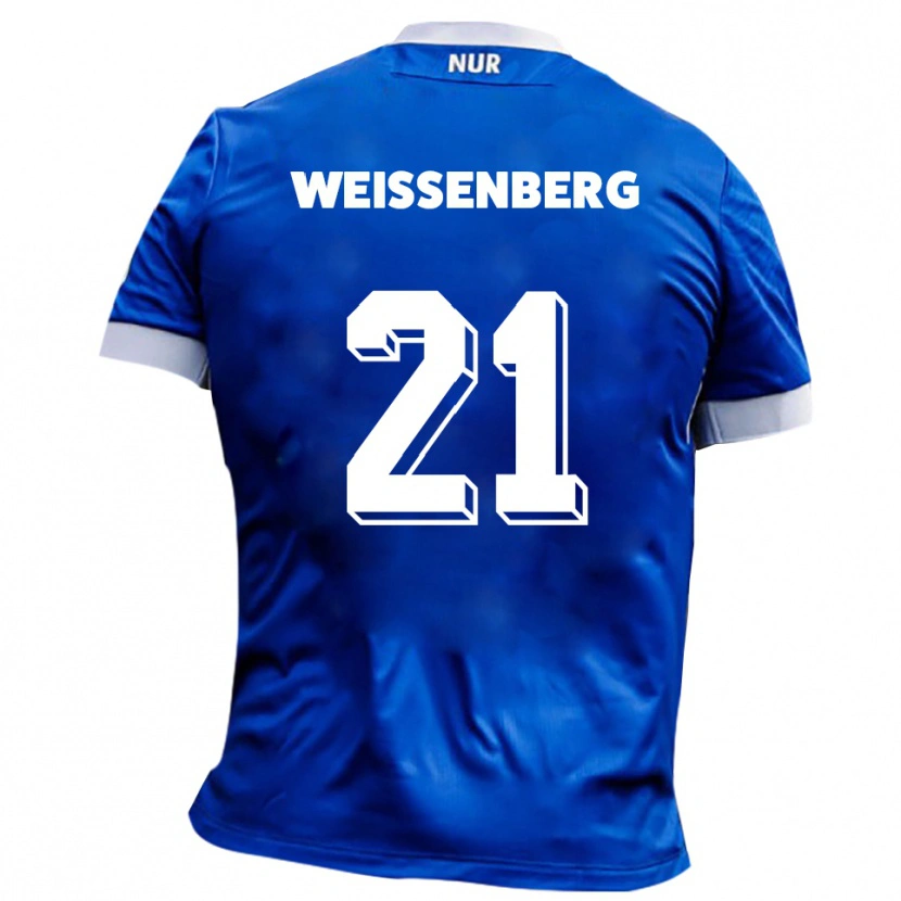 Danxen Kobiety Shawn Weißenberg #21 Niebiesko Biały Wyjazdowa Koszulka 2025/26 Koszulki Klubowe
