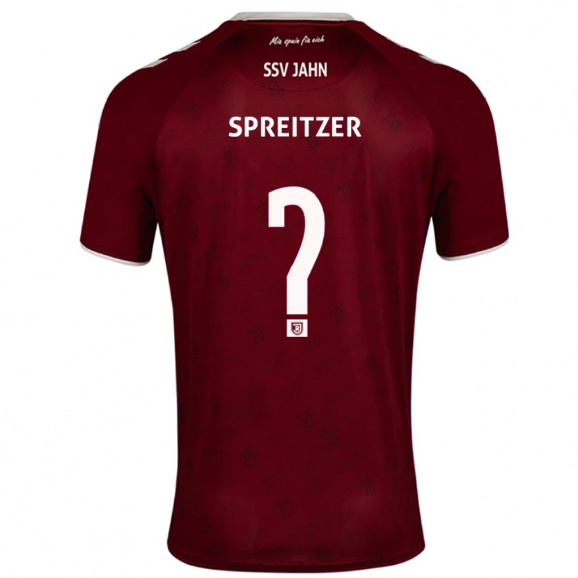 Danxen Kobiety Simon Spreitzer #0 Burgundowo Biały Wyjazdowa Koszulka 2025/26 Koszulki Klubowe