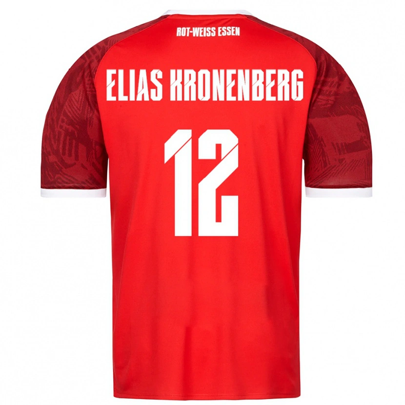 Danxen Kobiety Sebastian Elias Kronenberg #12 Czerwono Burgundowo Biały Wyjazdowa Koszulka 2025/26 Koszulki Klubowe