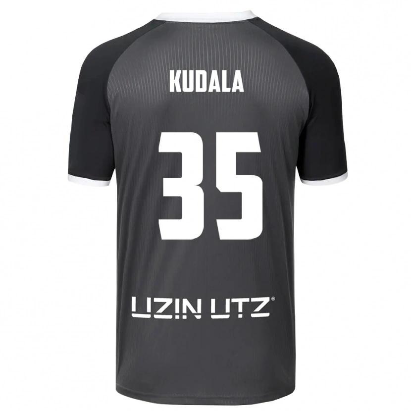 Danxen Kobiety Julian Kudala #35 Szaro Biały Wyjazdowa Koszulka 2025/26 Koszulki Klubowe