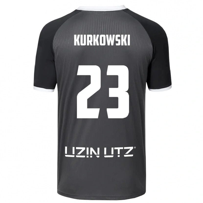 Danxen Kobiety Hannes Kurkowski #23 Szaro Biały Wyjazdowa Koszulka 2025/26 Koszulki Klubowe