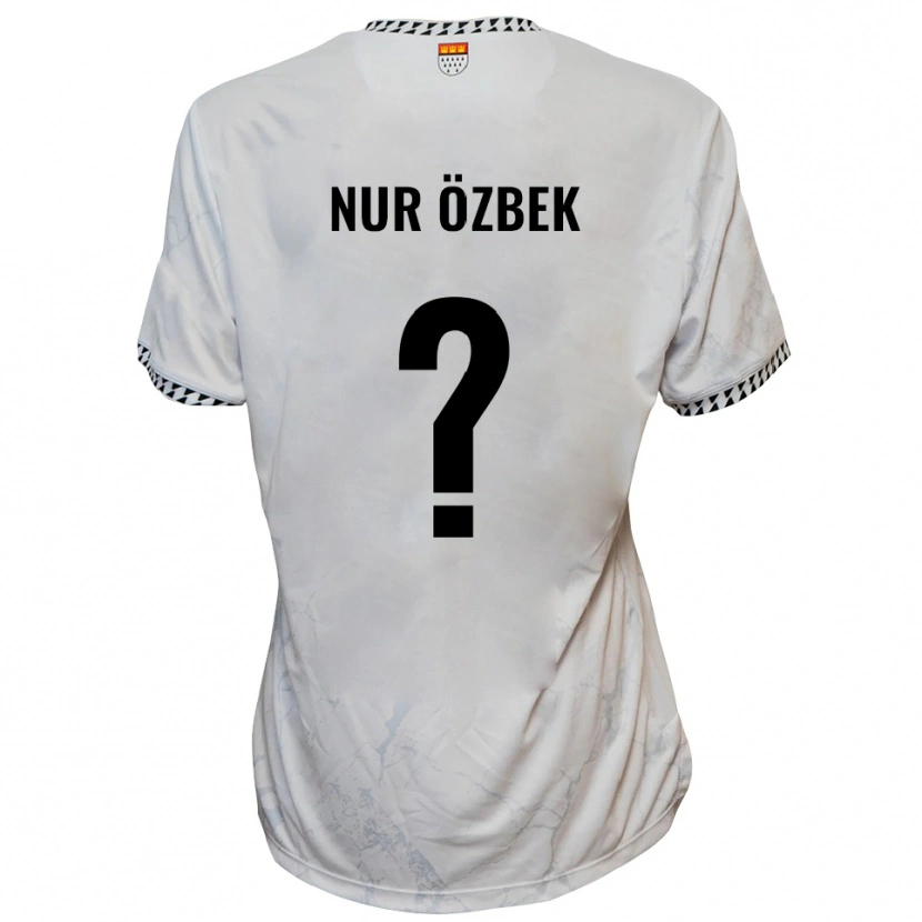 Danxen Kobiety Irem Nur Özbek #0 Biało Czarny Wyjazdowa Koszulka 2025/26 Koszulki Klubowe