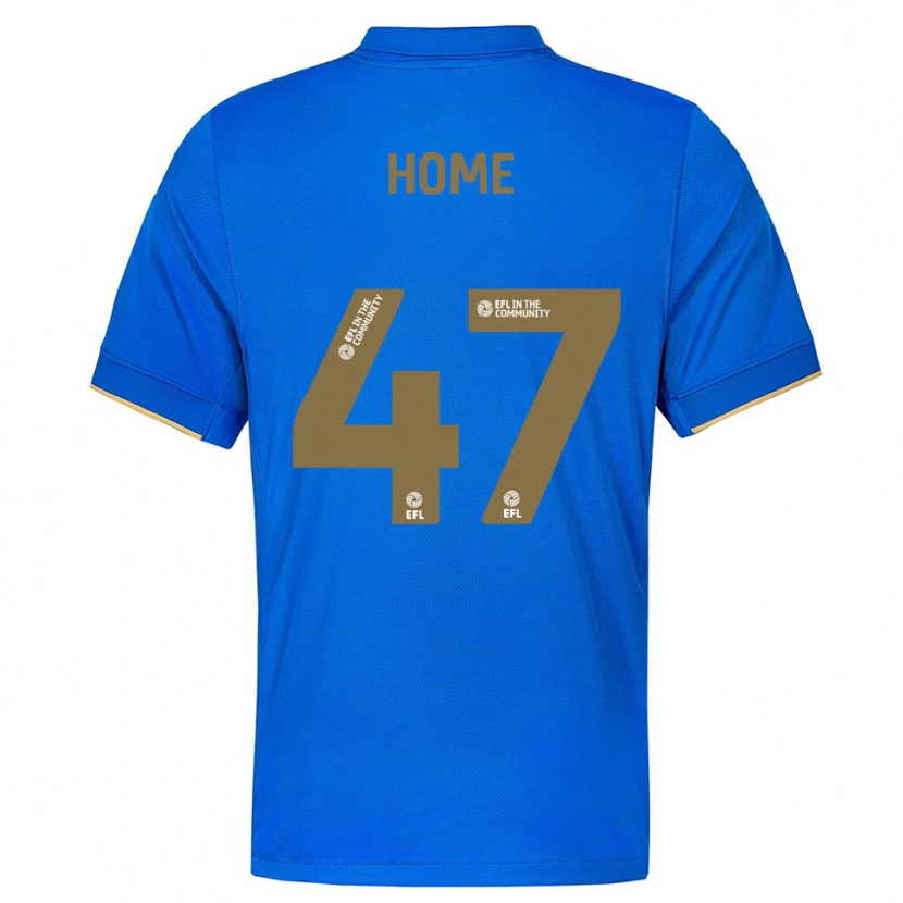 Danxen Dzieci Josh Home #47 Niebiesko-Złoty Domowa Koszulka 2025/26 Koszulki Klubowe