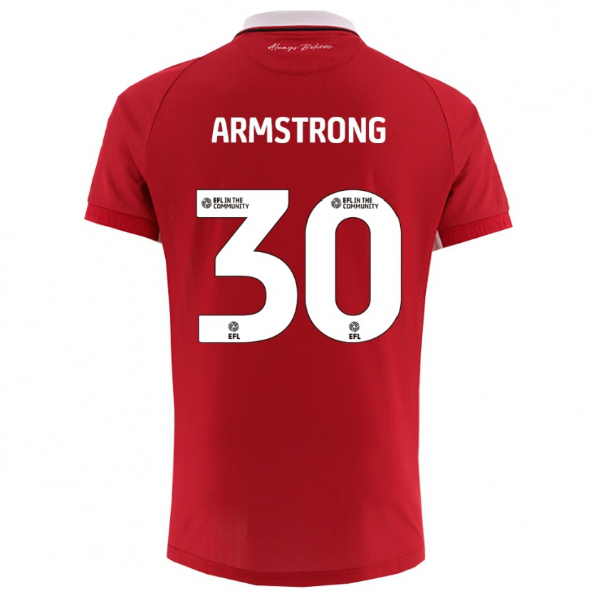 Danxen Dzieci Sinclair Armstrong #30 Biało-Czerwony Domowa Koszulka 2025/26 Koszulki Klubowe