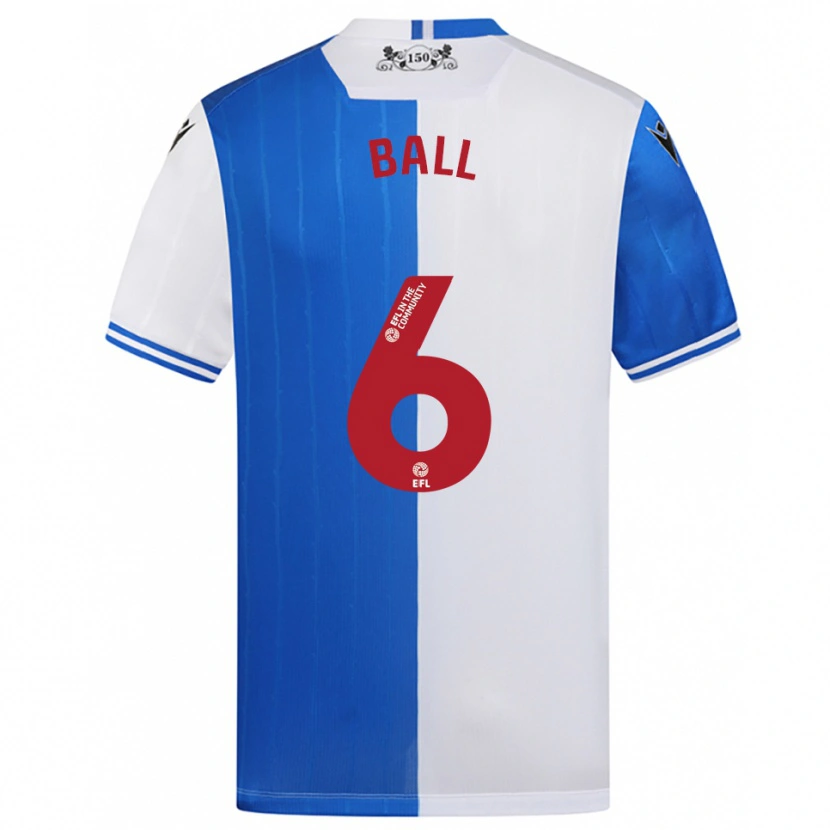 Danxen Dzieci Levi Ball #6 Niebiesko-Biały Domowa Koszulka 2025/26 Koszulki Klubowe