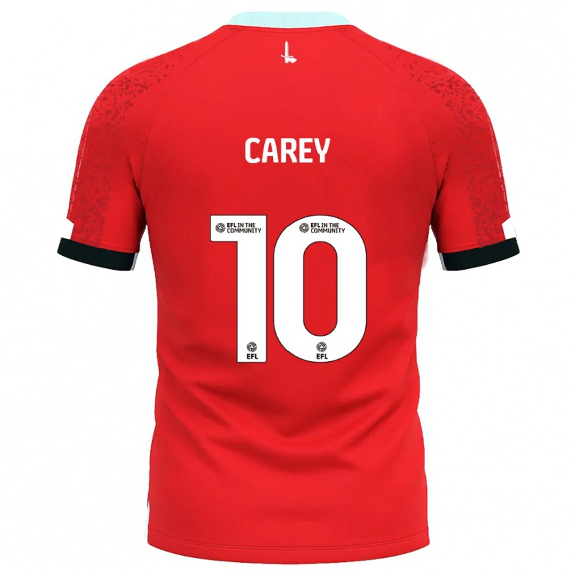 Danxen Dzieci Sonny Carey #10 Czerwono-Biały Domowa Koszulka 2025/26 Koszulki Klubowe
