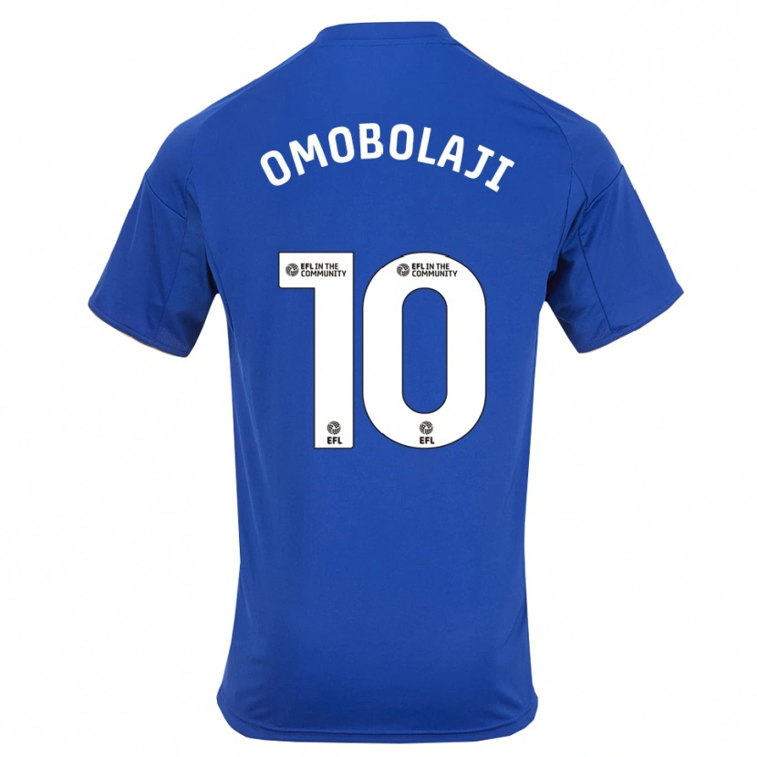 Danxen Dzieci Laolu Omobolaji #10 Niebiesko-Złoty Domowa Koszulka 2025/26 Koszulki Klubowe