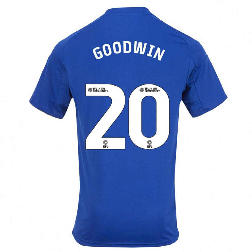 Danxen Dzieci Missy Goodwin #20 Niebiesko-Złoty Domowa Koszulka 2025/26 Koszulki Klubowe