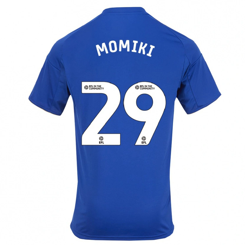 Danxen Dzieci Yuka Momiki #29 Niebiesko-Złoty Domowa Koszulka 2025/26 Koszulki Klubowe