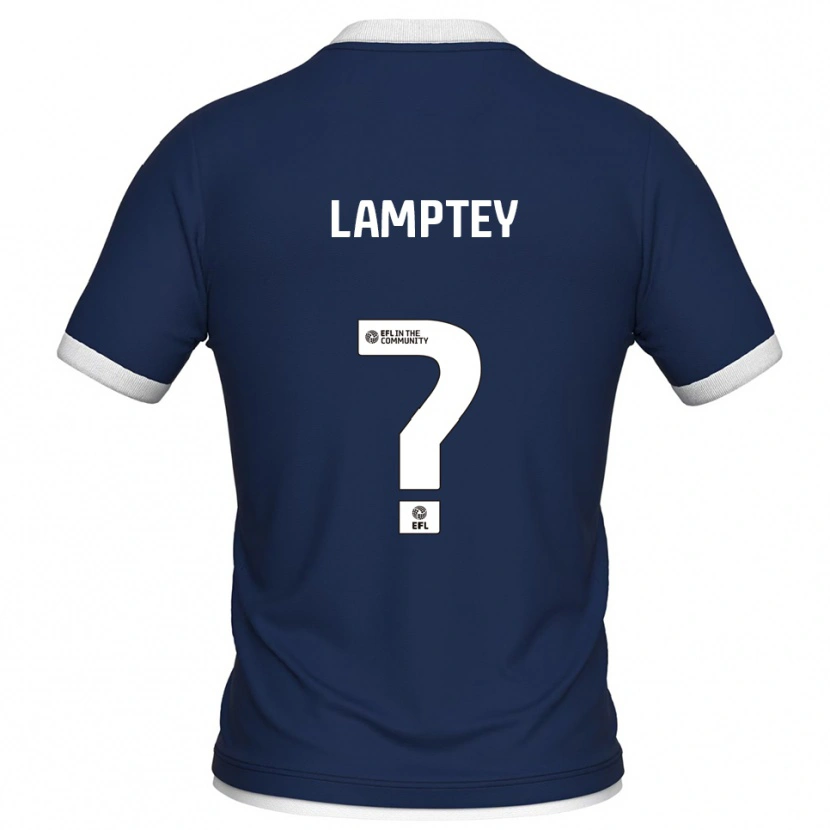 Danxen Dzieci Rafiq Lamptey #0 Granatowo-Biały Domowa Koszulka 2025/26 Koszulki Klubowe