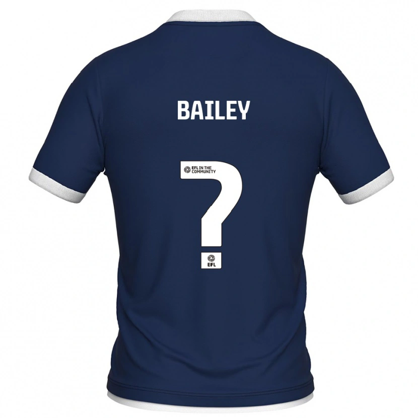 Danxen Dzieci Ella Bailey #0 Granatowo-Biały Domowa Koszulka 2025/26 Koszulki Klubowe