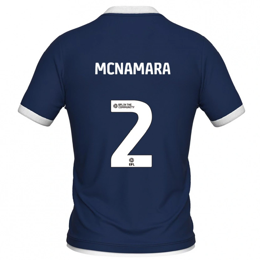 Danxen Dzieci Danny Mcnamara #2 Granatowo-Biały Domowa Koszulka 2025/26 Koszulki Klubowe